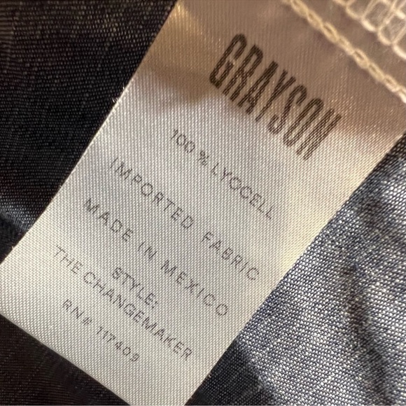 Grayson The Changemaker Dress Liquid Lyocell Blue Size 02 / S - Picture 9 of 14